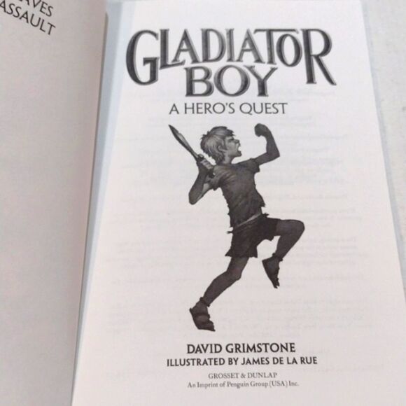 Gladiator Boy Series Softcover Books Nos. 1 to 4 pub. Grosset & Dunlap  2010 - Picture 6 of 10